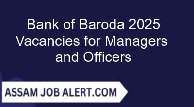 Bank of Baroda 2025 Notification