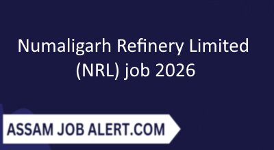 Numaligarh Refinery Limited (NRL) job 2026